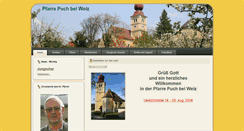 Desktop Screenshot of pfarre-puch.at